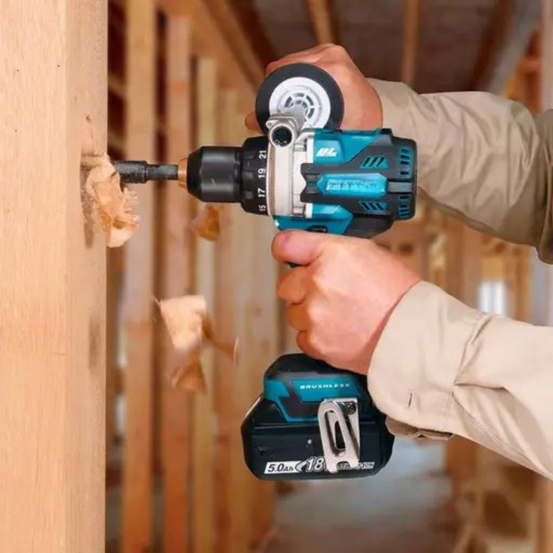 ORIGINALNI KOMPLET: AKUMULATORSKI VRTALNIK Z UDARNIM PIŠTOLOM + 26 DODATKOV + 2 BATERIJI – BLACK FRIDAY PONUDBA